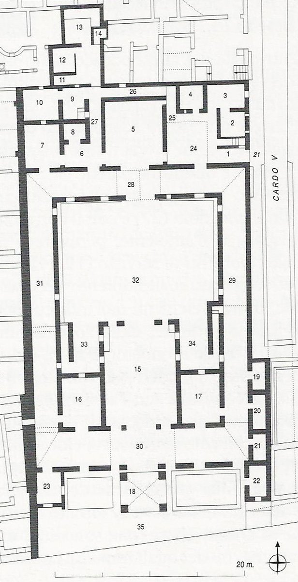Herculaneum IV.21. Casa dei Cervi or House of the Stags
Plan.